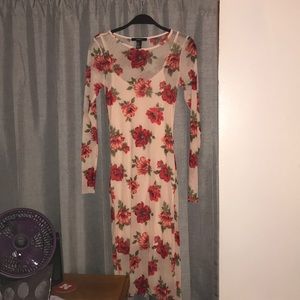 Flower Mesh Dress